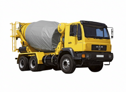 Чехол на автомиксер барабан бетоновоза трехслойный